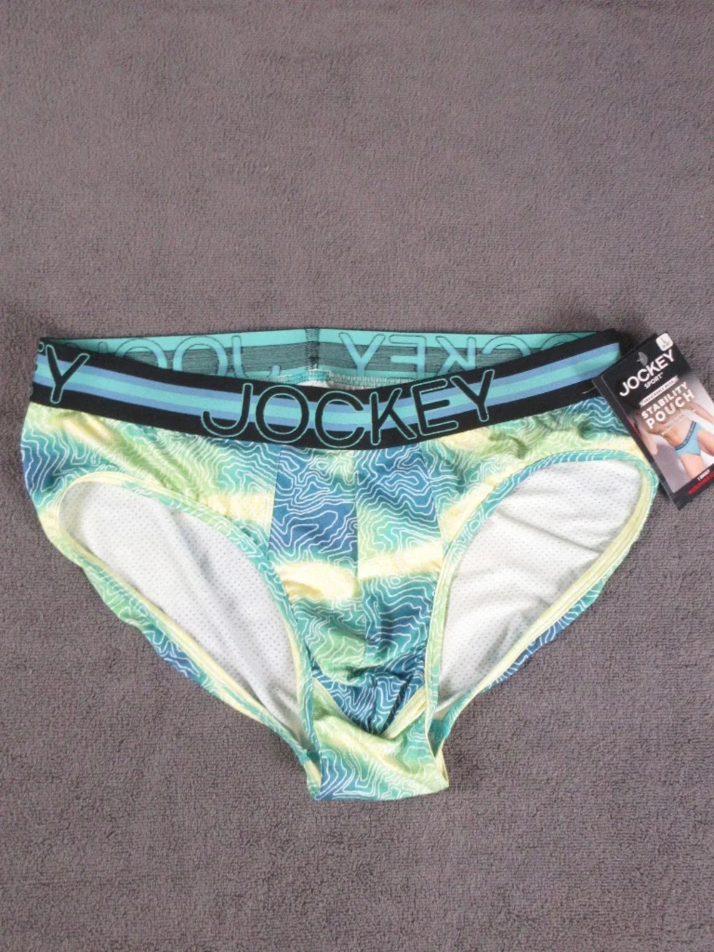 Men's Jockey Sport Mesh stability pouch microfiber stretch brief